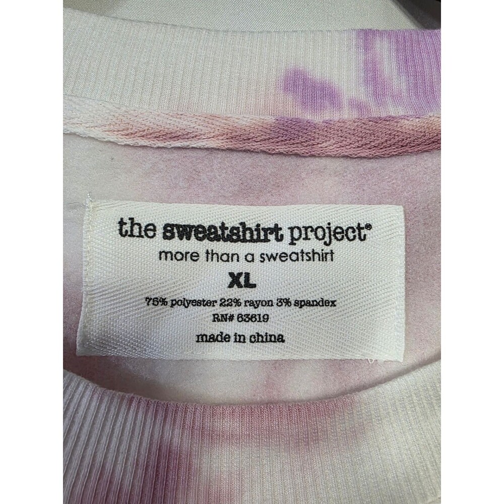 the sweatshirt project Women's Tie Dye Pullover Sweatshirt Size XL - Picture 4 of 4